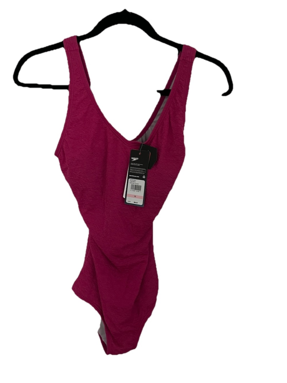 Speedo Women's One-Piece Swimsuit in Deep Magenta